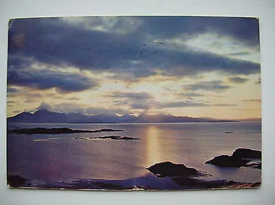 Skye Postcard - From Kyle Of Lochalsh - Sunset. (J Arthur Dixon - 1960) • £2.79