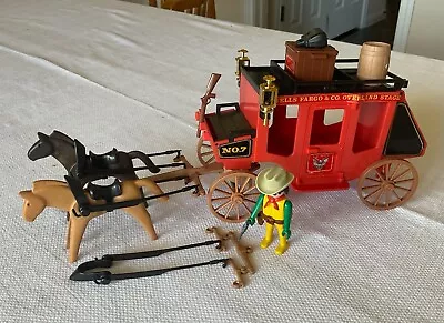 Vintage Play-people Stage Coach 1978 With Original Box Showing A Lot Of Wear  • $20