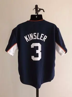 NEW Ian Kinsler #3 Detroit Tigers Child Kid S-M-L 4-5/6-7 Majestic Jersey • $8.02