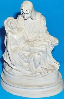 Michelangelo's Christ And Madonna Pieta Alabaster 6  Statue By A. Giannetti • £16.40