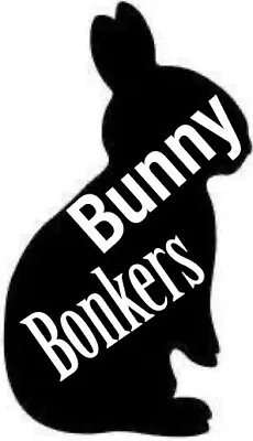 Bunny Rabbit Lover Gift Decal Sticker Hutch Funny Pet Sign Rabbit Accessories • £2.99