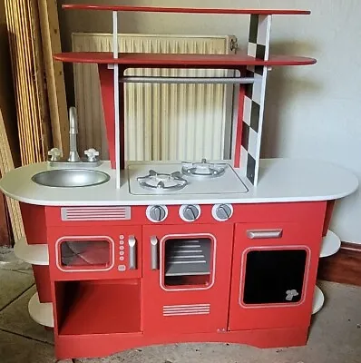 £49.99 • Buy Wonderful Wooden Early Learning Red Wooden Play Kitchen