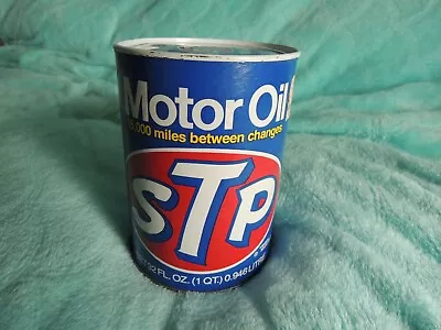 Vintage 1978 STP Motor Oil Can 10W 20W-50 Quart. Un-opened. Made In USA. • $45