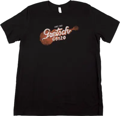 Gretsch Guitars G6120 Men's T-Shirt Black XXL (2XL) • $26.99