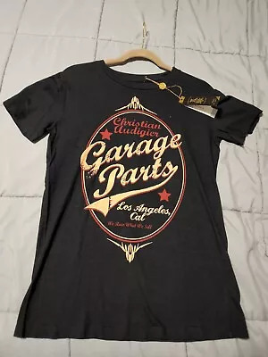 Y2K Ed Hardy Christian Audigier Black Garage Parts Los Angeles Cal Size Sm NWT  • $36.88