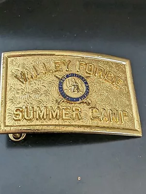 Vintage Valley Forge Military Academy Summer Camp Belt Buckle • $5