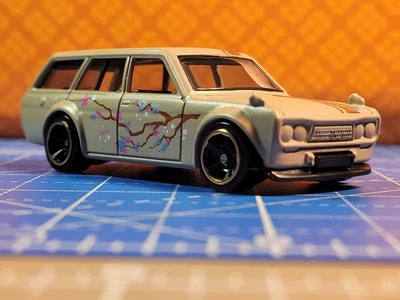 $14.64 • Buy Hot Wheels 'Datsun 510 Wagon' - 2021 Nightburnerz- With Display Case.