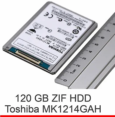 120GB 18   45 CM Zif Pata Toshiba MK1214GAH Hard Drive HDD For Dell D420 D430 • £52.02