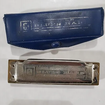 Vtg M. Hohner Blues Harp Harmonica Key Of A Made In Germany Music Rock Country • $40