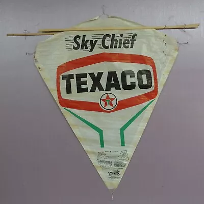 1950s Texaco 29  Hi-Flier Sky Chief Paper KITE Sign Gas Service Station Oil VTG • $39.95