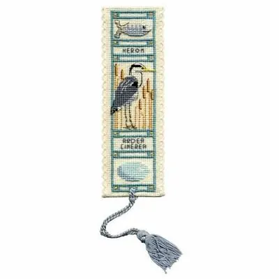 £8.45 • Buy Heron Bookmark Cross Stitch Kit (Textile Heritage)
