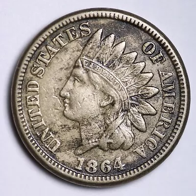 1864 CN Indian Head Cent Penny CHOICE XF FREE SHIPPING E103 VHT • $80.30