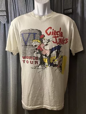 Circle Jerks Vintage Single Stitch Shirt Black Flag Dead Kennedys Nirvana Damned • $299