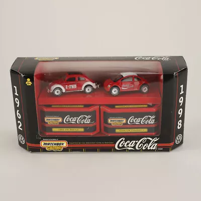 1998 MATCHBOX Coca-Cola Collectibles - 1962 VW Beetle & Coke VW Concept 1 • $9.99