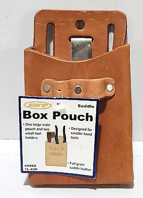 AWP Saddle  Leather Box Tool Pouch • $11.95