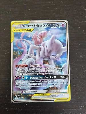 Pokémon TCG Mewtwo And Mew GX Sun & Moon SM191 Holo Promo Promo • $40