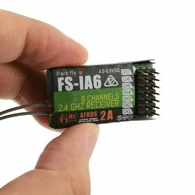 Flysky FS-IA6 6Channel AFHDS Receiver 2.4G For RC Helicopter Airplane Drone Part • £15.99