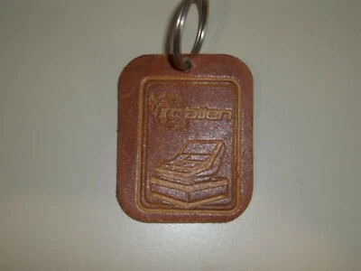 $4.99 • Buy Vintage 1970’s RC Allen Electronic Cash Register Leather Key Ring Fob