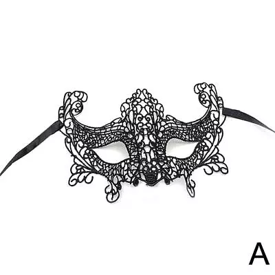 1pc Black Lace Mask Sexy Masquerade Eye Face Eyemask Party Halloween • $1.05