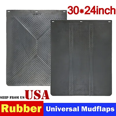 $48 • Buy 30 X24  RUBBER 2 Heavy Duty Mud Flaps Truck Semi Tipper Dually MudGuards Trailer