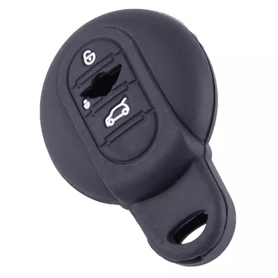 Black FOB Silicone Key Cover Case For BMW MINI Cooper F55 F56 14 - 15 MINI Hm • $6.98