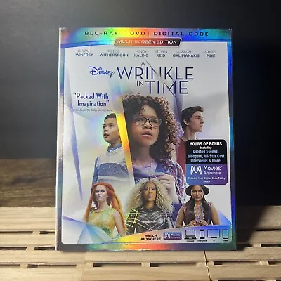 A Wrinkle In Time (Blu-ray And DVD Only Disney 2018) - J0917 • $4.99