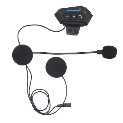 NEW Motorcycle Helmet Headset Wireless Bluetooth Headphone Speaker BT-12 • $19.99