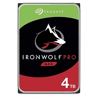 Seagate IronWolf Pro (7200RPM 128MB Cache) 4TB Internal Hard Drive  #1 • £70