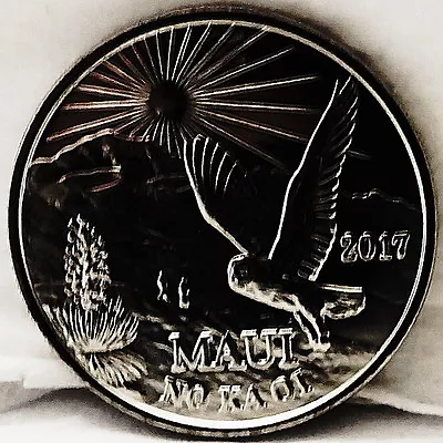 Hawaii Maui Trade Dollar Owl In Haleakala National Park 2017 Coin Uncirculated • $22.99