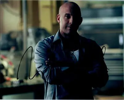 Vin Diesel Signed 8x10 Autographed Photo + COA • $45.18
