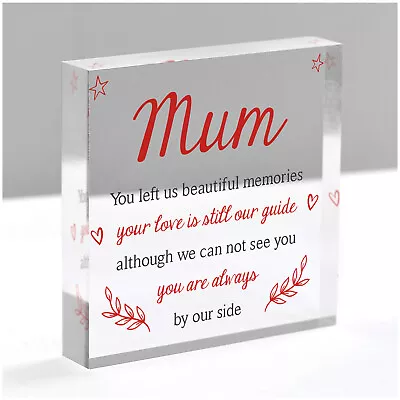 Personalised In Memory Of Mum Nanny Nana Bereavement Birthday Memorial Gifts • £9.99