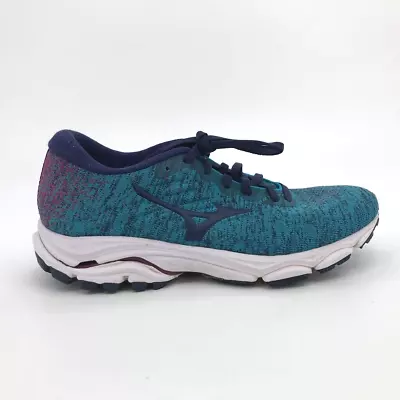 Mizuno Womens Wave Inspire 16 Running Shoes Blue 411171-EBME Lace Up 8.5M • $19.99