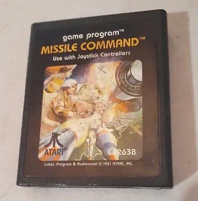 MISSILE COMMAND - Atari 2600 Game Authentic Cartridge Only • $4.49