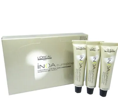 Loreal Inoa Supreme - Grey Hair Coverage 3x 16g. 654 • £3.99