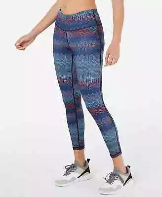 Ideology Leggings Womens Size Small Chevron Print Pull On Mid Rise Crop NWT • $28.79