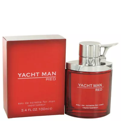 Yacht Man Red By Myrurgia 3.4oz/100ml Edt Spray For Men  New In Box • $10.99