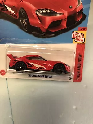 2022 Hot Wheels '20 Toyota Gr Supra (red) - Then And Now 8/10 • $5.99