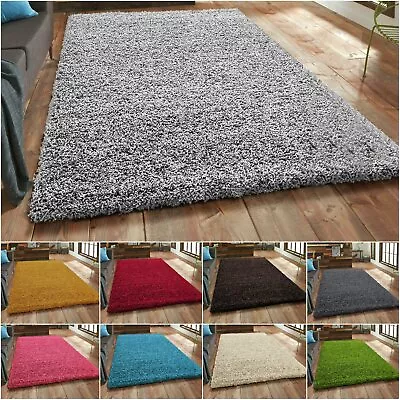 £24.39 • Buy Thick Shaggy Large Rugs Hallway Rug Runner Non Slip Living Room Carpet Deep Pile