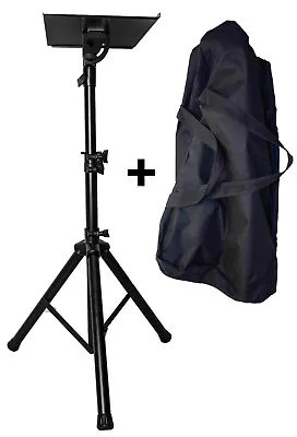 $85 • Buy Laptop Projector Tripod Stand  / Adjustable Height & Tilt Removable Tray + Bag