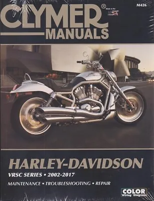 $42.75 • Buy 2002-2017 Harley-Davidson VRSC V-ROD Clymer Repair Service Workshop Manual M426