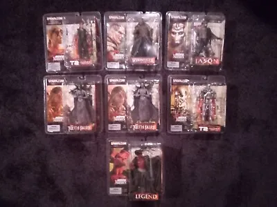 Movie Maniacs Series 5 Lot Mcfarlane Toys 2001 Lord Of Darkness Jason X Djinn  • $425