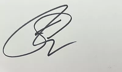 Hand Signed White Card Of LUKE SHAW MAN UTD FC FOOTBALL Autograph • £30