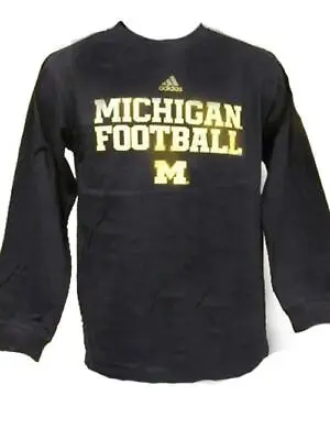 NEW Michigan Wolverines Football Youth Size M Medium (10-12) Adidas Shirt • $7.59