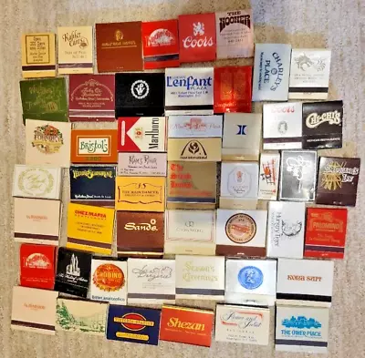 Vintage Matches Lot Of 50 Hotel Casino Restaurant Advertising Some Struck. • $12