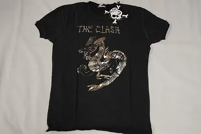 £14.99 • Buy The Clash Silver Dragon Distressed Kids Amplified T Shirt New Official Rare 