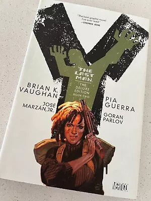 Y THE LAST MAN BOOK TWO Deluxe Edition 2009 - Brian K. Vaughan & Pia Guerra HB • $46.50