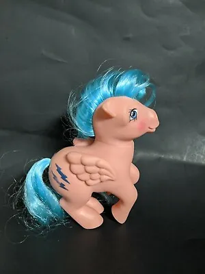 VTG My Little Pony Figure G1 Pink Blue FIREFLY Pegasus Lightning Bolts 1983 • $29.99