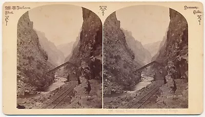 COLORADO SV - Grand Canon & Railroad - WH Jackson 1880s • $49