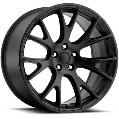 1 Wheel 20  Replica Hellcat 20x10.5 5x115 Black 25ET (CAT 215-5115-25 MB (2)) • $278.99