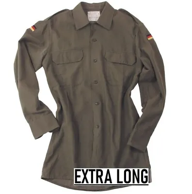£14.99 • Buy German Army Shirt Original Military Surplus Combat Field Cargo Work Olive Green
